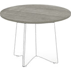 Lorell Weathered Charcoal Round Conference Table