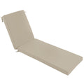 Summsun Chaise Lounge Cushions Outdoor Set Of 2 - Waterproof And Fade Resistant Sun Lounger Replacement Cushion - Patio Lounger