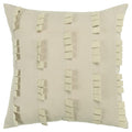 Rizzy Home Donny Osmond Stripe 20" X 20" Down Pillow With Cotton Canvas Cover-Heather Gray