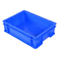 SES QTek Create Multipurpose 400x300x150 MM Heavy Duty blue Portable Plastic Crate | Organizer Stackable Shelf Basket for Large