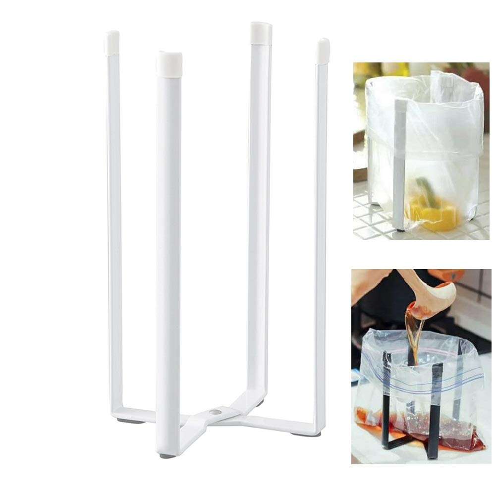 Multifunctional Kitchen Stand Holder for Plastic Bags, Bottles and Cups, Drying Racks Shelf Trash Bag Garbage Bag Holder for Hom