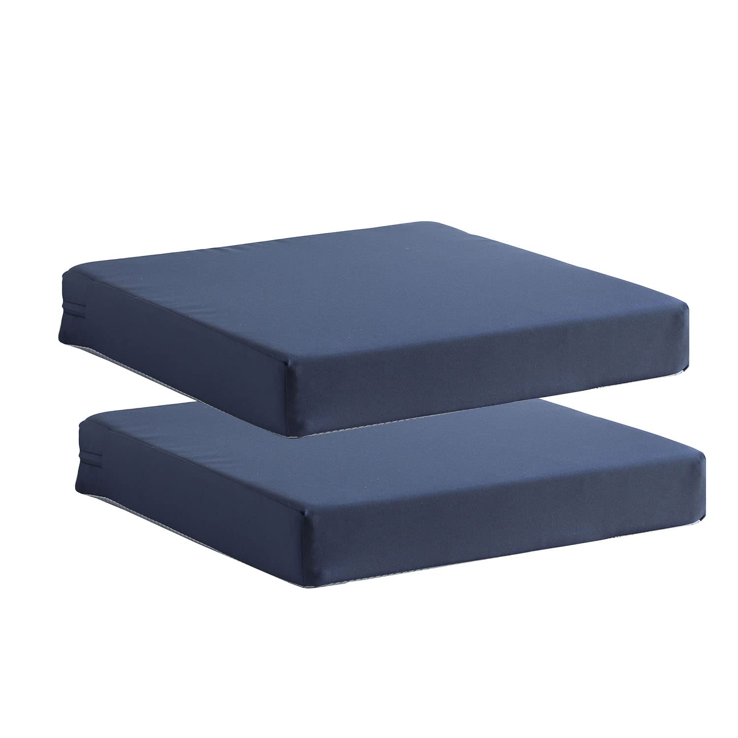 Patio Chair Cushions Non Slip Bottom Chair Pad With Tiesset Of 2 Waterproof Square Outdoor Seat Cushion Replacement For Garden S