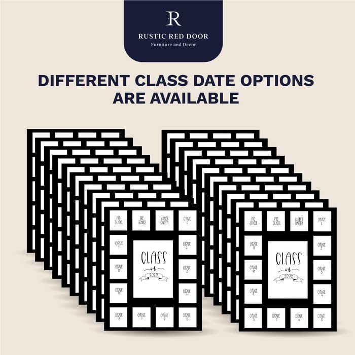 Rustic Red Door Co. Rrd Class Of 2037 Photo Mat (11    X 14   ) - Photo Collage Picture Frames Mat For School Pictures - School