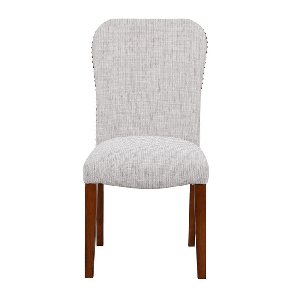 Comfort Pointe Salina Performance Fabric Dining Chair In Sea Oat Beige Set Of 2