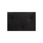 Best Master Furniture Vero Tufted Wingback Platform Bed, King Black