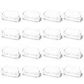 Dmfly 16 Pack Business Card Holder For Desk, Acrylic Business Card Holder Clear Plastic Business Card Stand Desktop Business Car