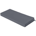 Comcaver Outdoor Bench Cushions 48 X 18 Inch Thick Waterproof Porch Swing Cushions With Tie Patio Furniture Chair Cushion Bench