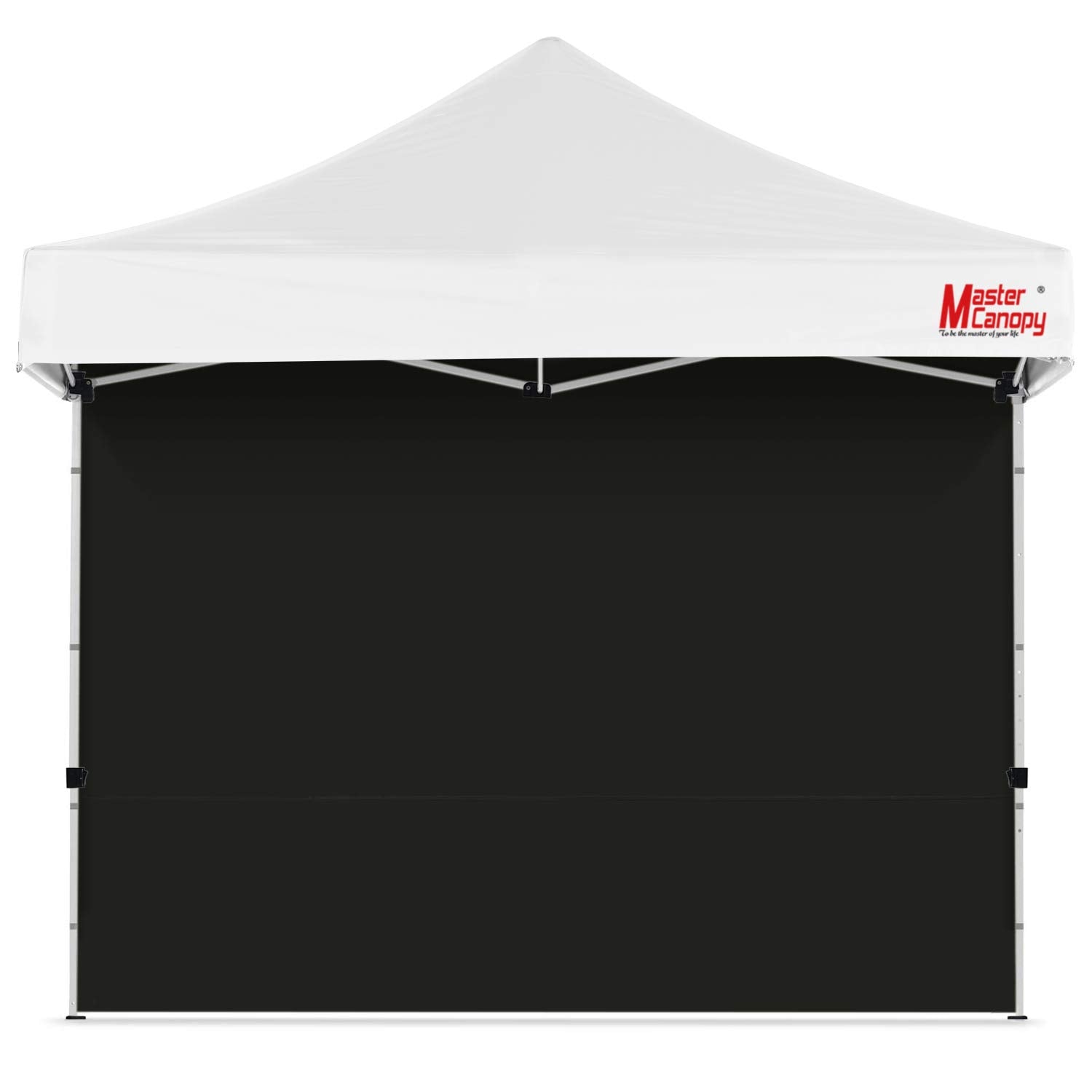 Mastercanopy Instant Canopy Tent Sidewall For 10X10 Pop Up Canopy, 1 Piece, Black
