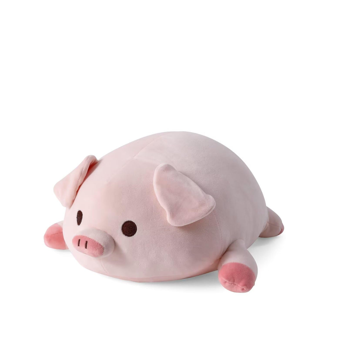 GUANMI 15.7' Weighted Stuffed Animal, Cute Pig Weighted Plush Toy for Kids and Adults,Anxiety Gift Soft Piggy Pillow, Round Eye