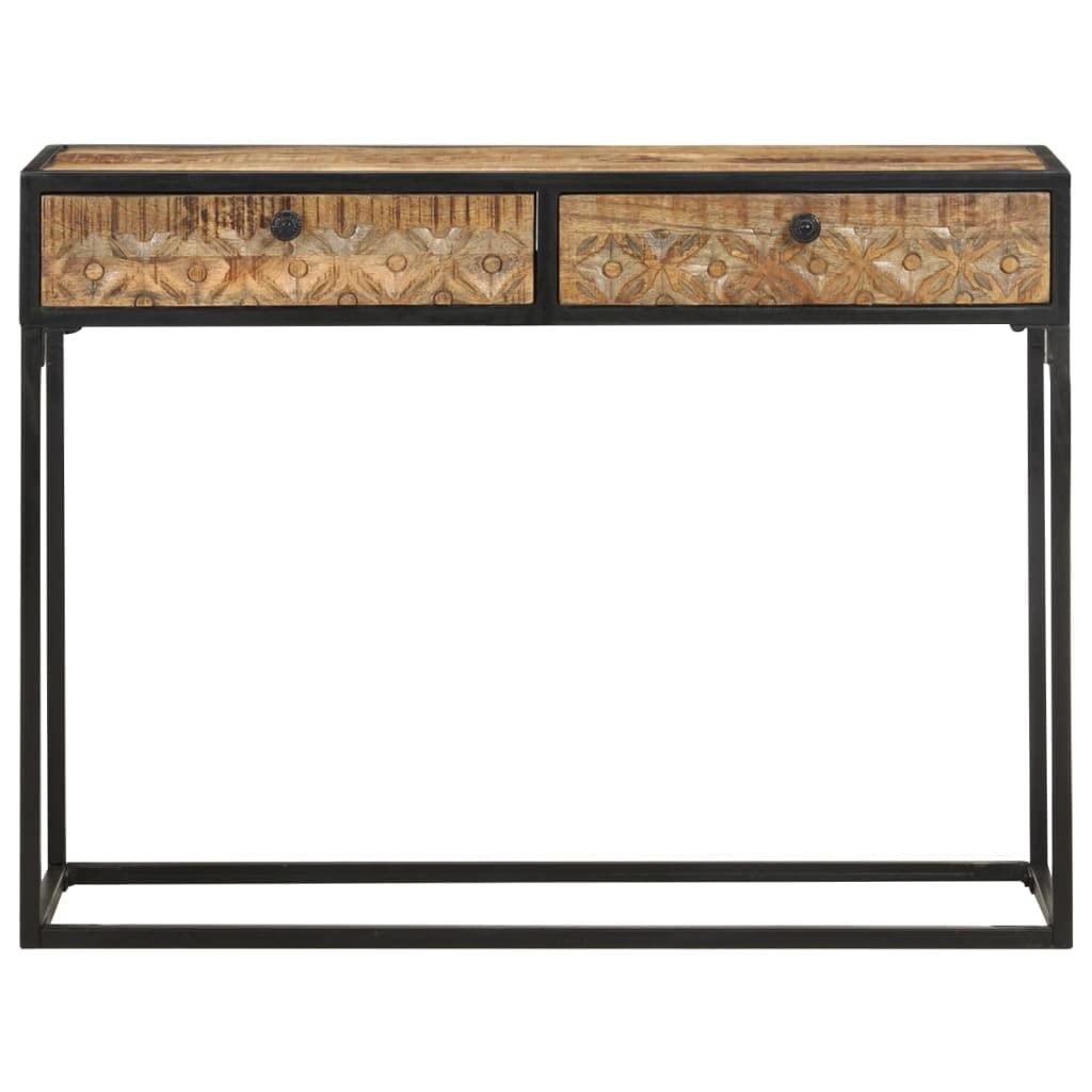 vidaXL Industrial Style Rectangular Console Table - Thumbnail 4