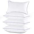 Jollyvogue Pillows Standard Size Set Of 4, Bed Pillows Set Of 4, Cooling And Supportive Pillows With Super Soft Down Alternative