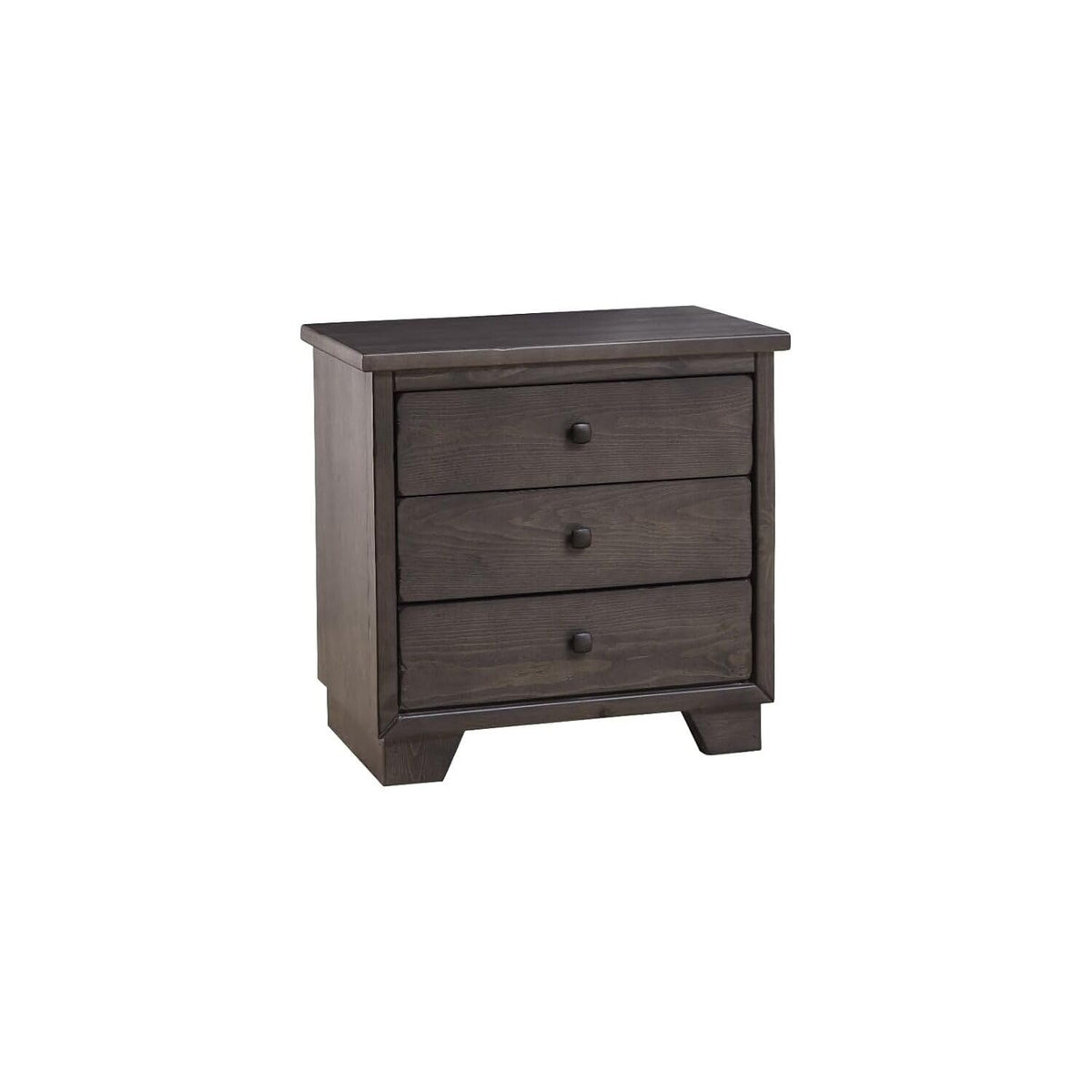 Progressive Furniture Diego Nightstand, 25&quot; W X 15&quot; D X 25&quot; H, Grey