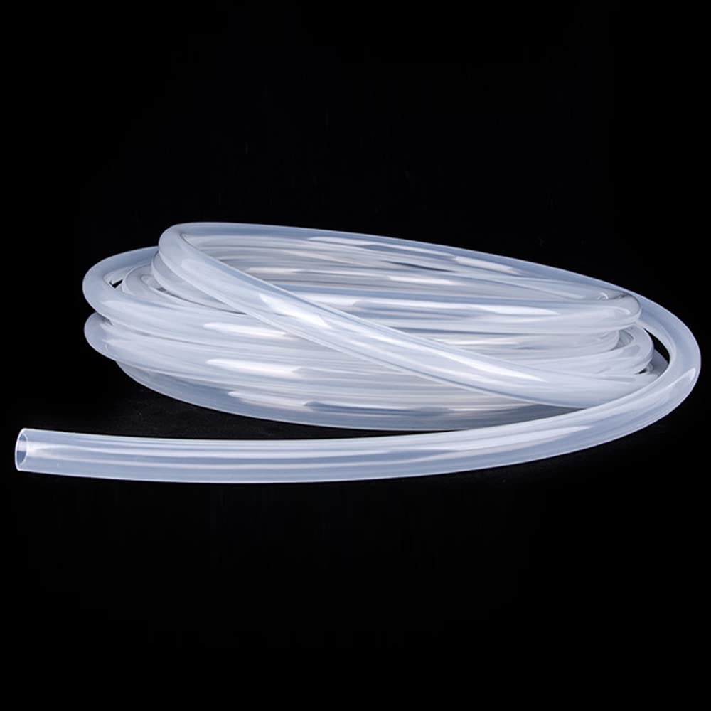 Pulaco Plastic Tubing Id/Od 7X10Mm (0.3In/0.4In) 16Ft For Aquarium, Garden, Pond, Water Cooling, Industrial Machine