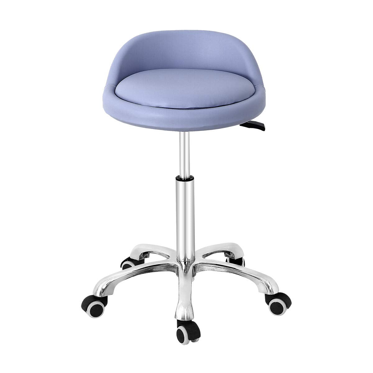 Grace & Grace Professional Gilder Series with Backrest Comfortable Seat Rolling Swivel Pneumatic Adjustable Heavy Duty Stool for