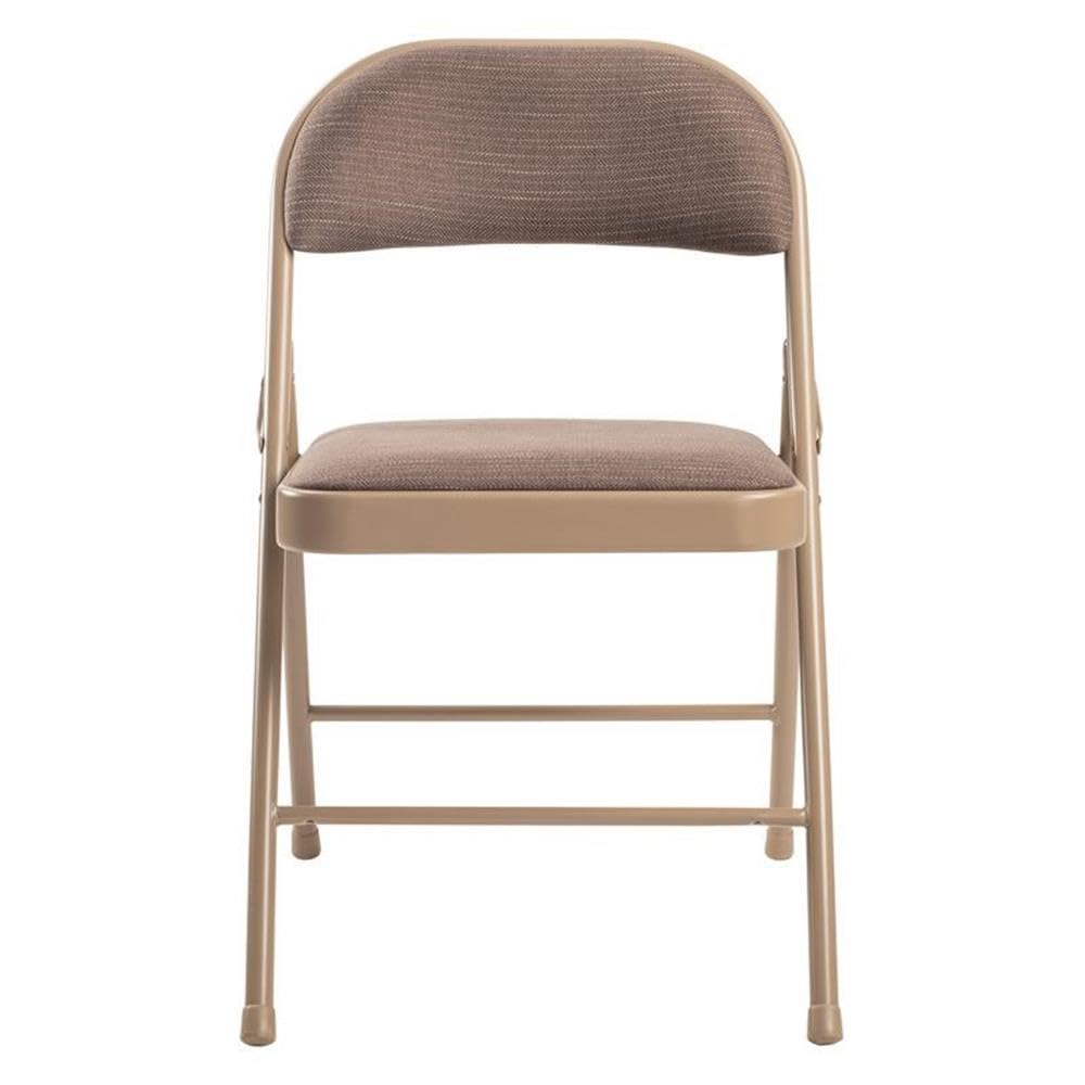 Commercialine 950 Series 29.25&quot; Folding Chair in Star Trail Brown (Set of 4)