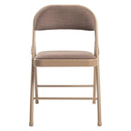 Commercialine 950 Series 29.25" Folding Chair in Star Trail Brown (Set of 4)