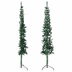 Vidaxl Slim Artificial Half Christmas Tree With Stand Green 47.2"
