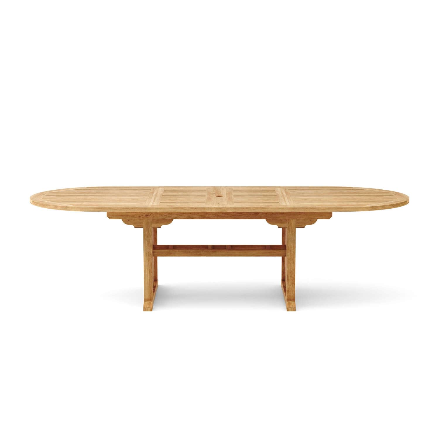 Anderson Teak Sahara Oval Double Ext. Table, 106-Inch