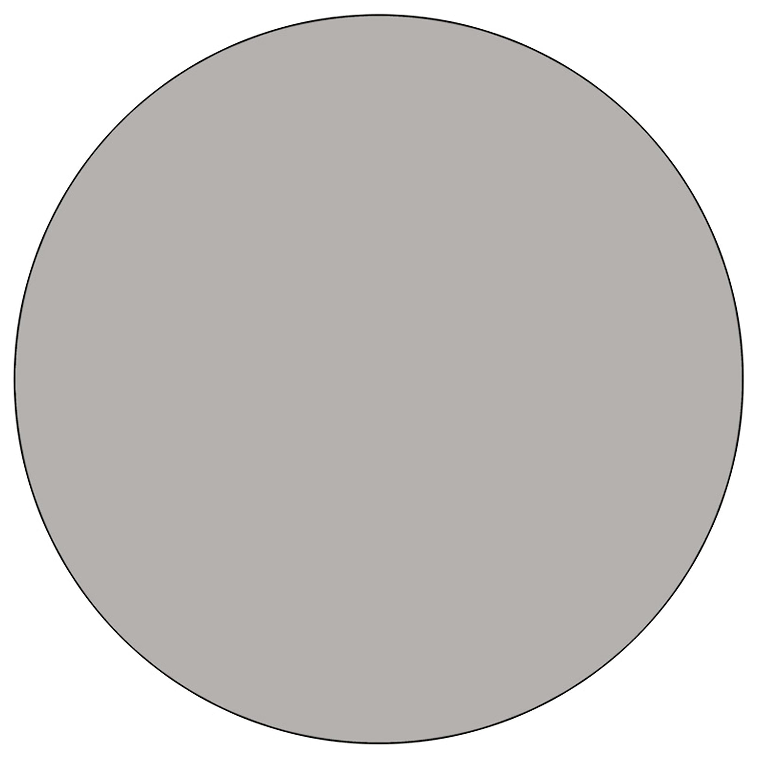 Flash Furniture 48 RND Grey Activity Table, 48&quot;W x 48&quot;D x 30.25&quot;H, Gray