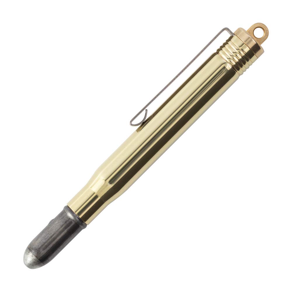 Travelers Company 36726006 Brass Ballpoint Pen, Solid Brass