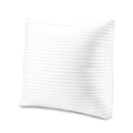 Evz Premium Stuffer Pillow Insert Sham Square Form Polyester, 22' L X 22' W, Standard White Striped, For 22' Covers