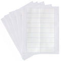 White Rectangular Waterproof Essential Oil Labels For Bottles & Jars - 3' X 1', 5 Sheets, 90 Labels