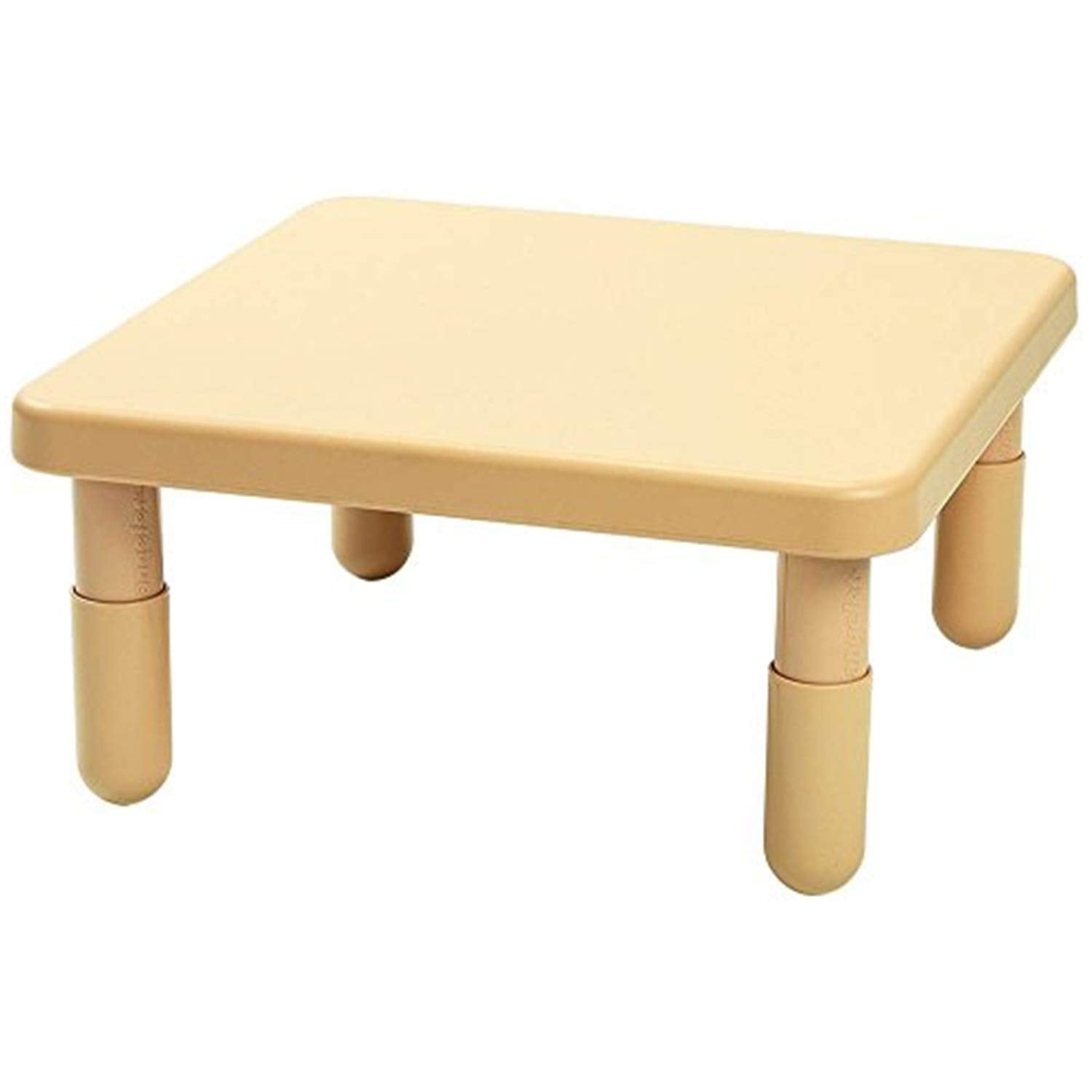 Children's Factory Square Kids Table in Natural Tan (28 in. W x 28 in. D x 16 in. H (8 lbs.))