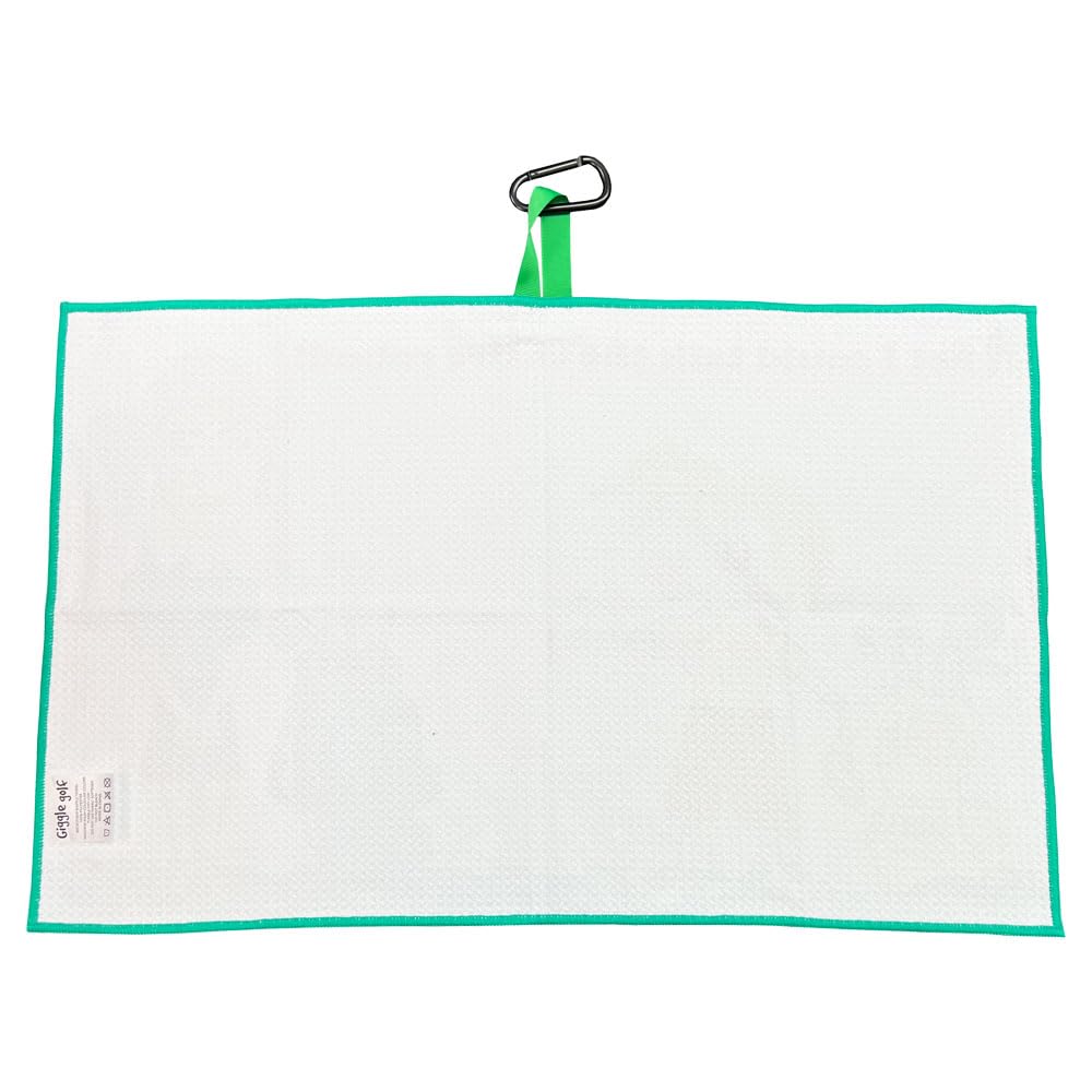 Giggle Golf Waffle Funny Golf Towels For Women (Talk The Entire Round)