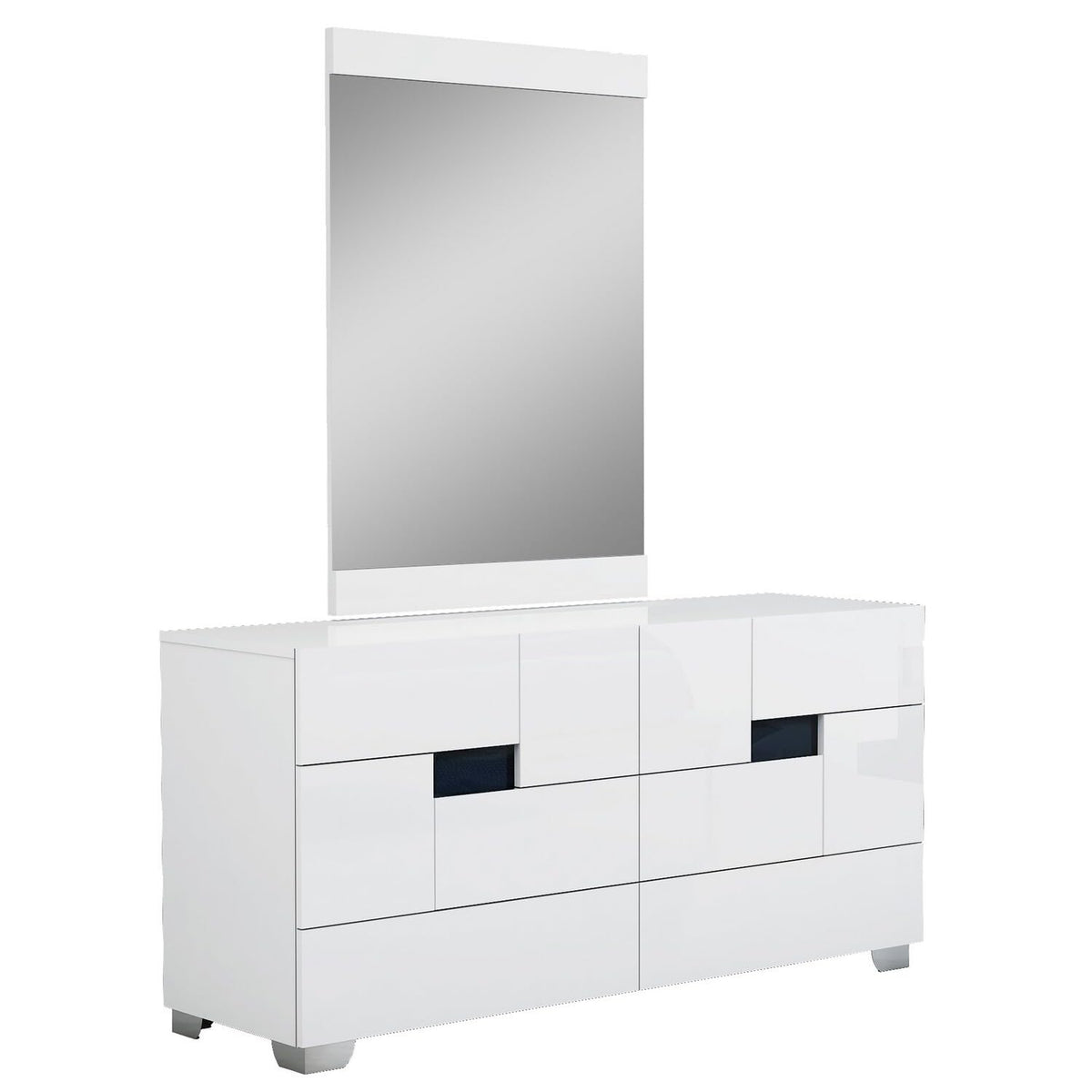 HomeRoots 30' Superb White High Gloss Dresser