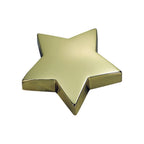 Star Paperweight In Gold Finish