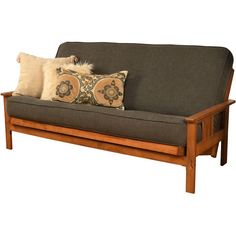 Kodiak Furniture Monterey Barbados Sofa with Linen Charcoal Fabric Mattress