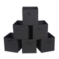 MAX Houser Fabric Cloth Storage Bins,Foldable Storage Cubes Organizer Baskets with Dual Handles for Home Bedroom Storage,Set of 