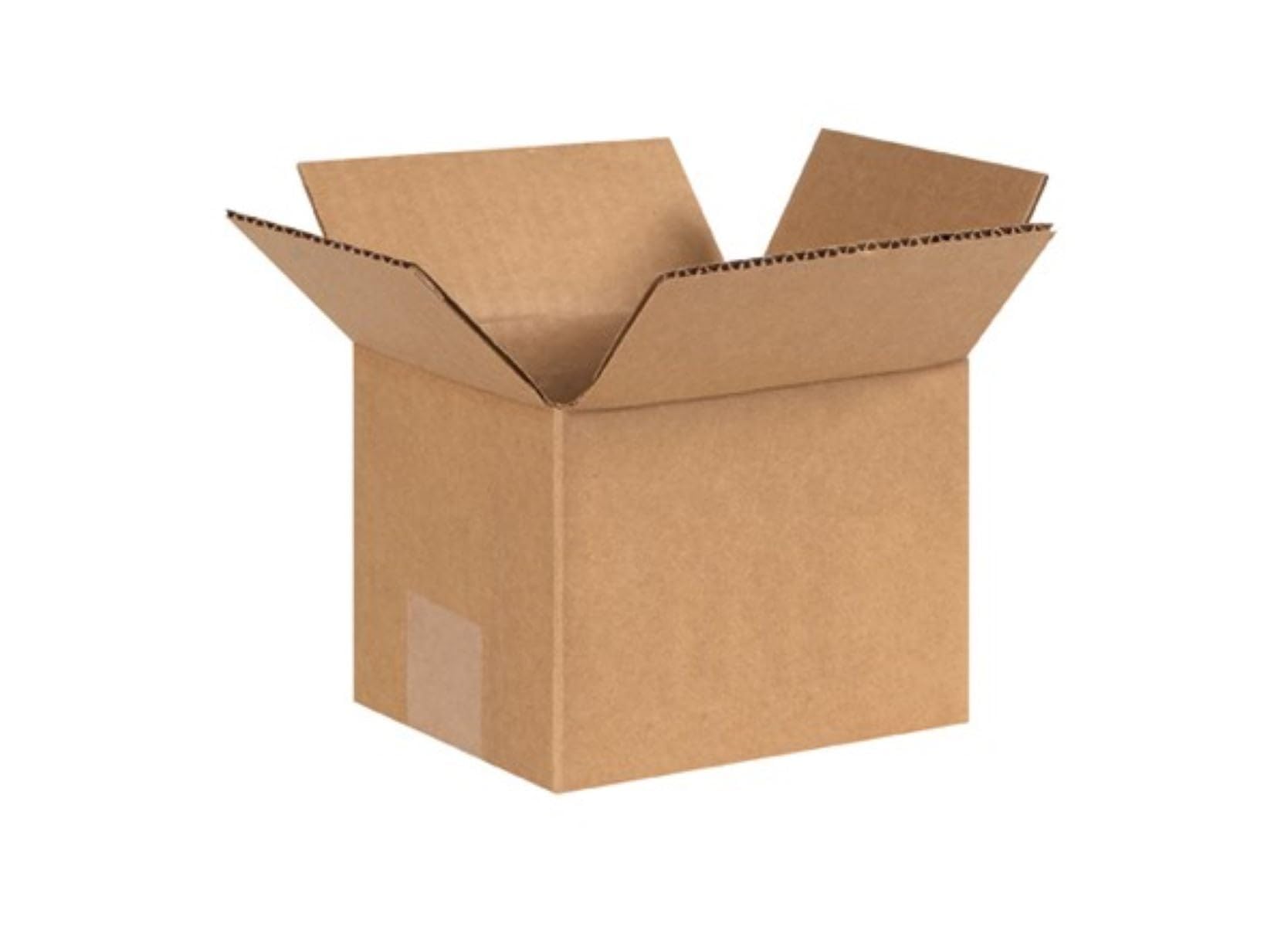 Secure Seal - 8X7X6 Pack Of 25 Corrugated Cardboard Packing Shipping Mailing Moving Carton Boxes