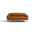 ACME Leather Upholstered Sofa in Cognac Finish