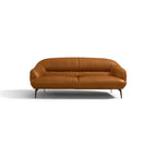 ACME Leather Upholstered Sofa in Cognac Finish