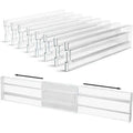 Mann Mart Expandable Kitchen Drawer Organizers: 6Piece Adjustable Dividers For Customized Storage (27.552Cm)