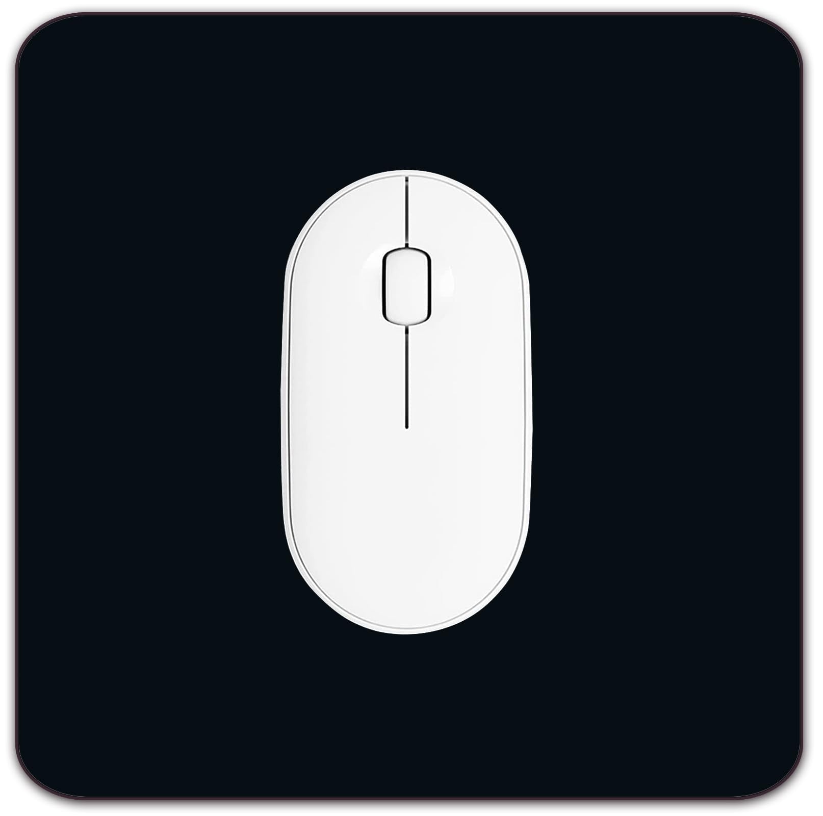 Square Mouse Pad, Premium Mouse Pad, Square Waterproof Mouse Pad, Non-Slip Rubber Base Mouse Pad 9X9 Inches (Black)
