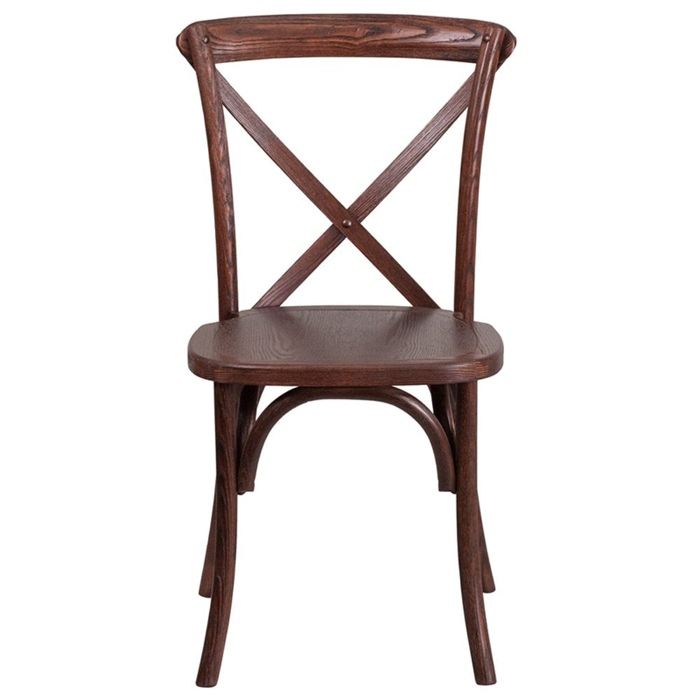 Flash Furniture HERCULES Series Mahogany Cross Back Chair