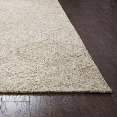Rizzy Home Alora Decor London 2'6" X 8' Trellis Brown/Gray/Rust/Blue Hand-Tufted Area Rug