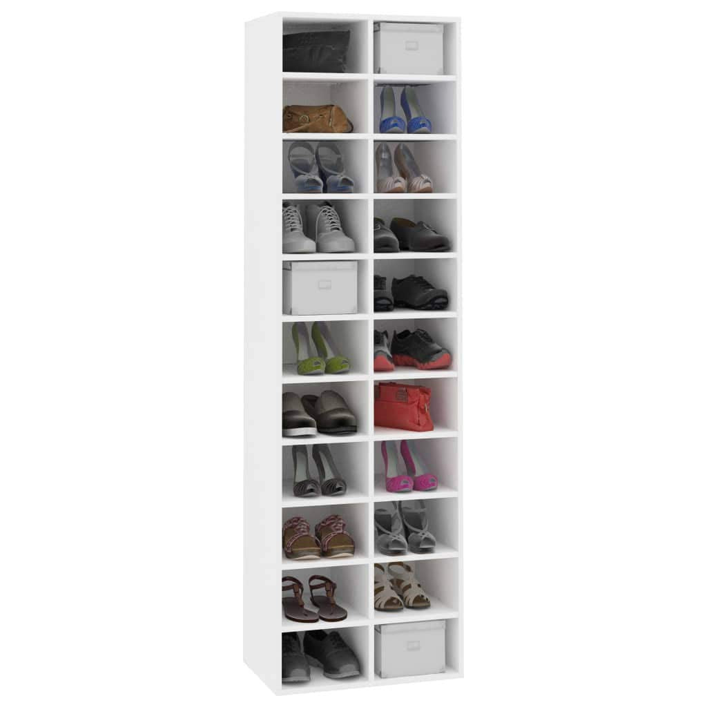 vidaXL Shoe Cabinet Home Indoor Hallway Living Room Household Supply Shoe Storage Rack Organizer Cabinet Shelf Furniture Sonoma Oak Engineered Wood
