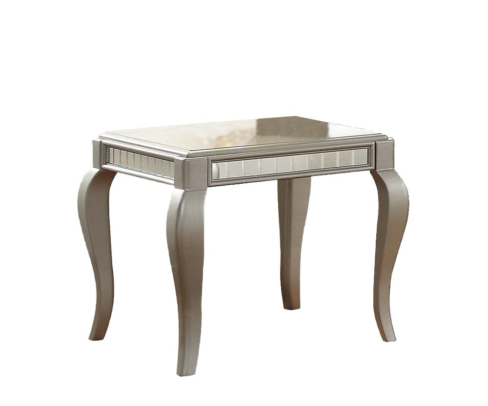 ACME Furniture Francesca End Table, Champagne