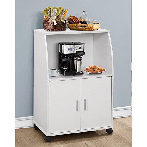 Monarch Specialties I Kitchen Cart, 33', White