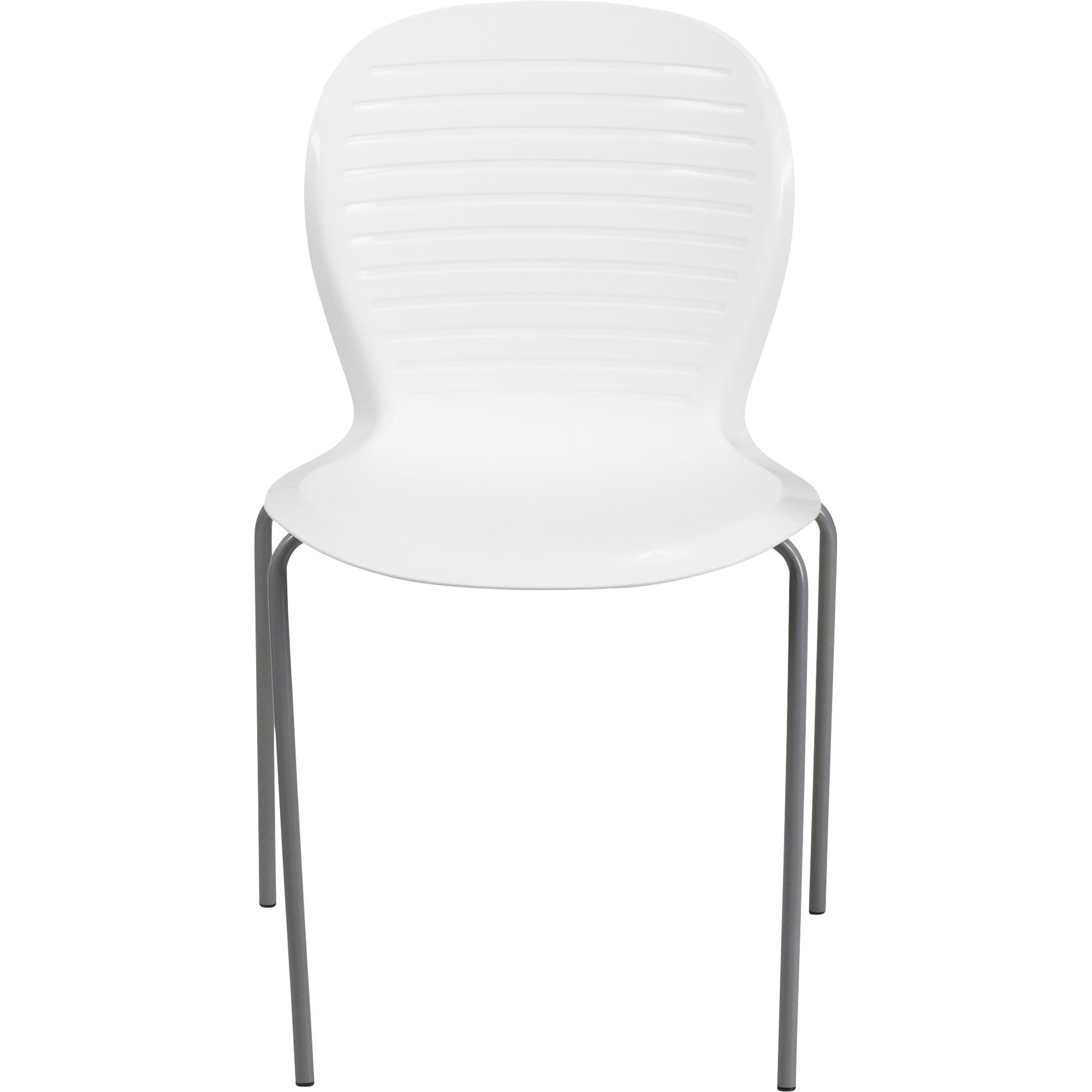 Flash Furniture Hercules Series 551 Lb. Capacity White Stack Chair