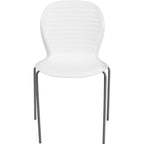 Flash Furniture Hercules Series 551 Lb. Capacity White Stack Chair