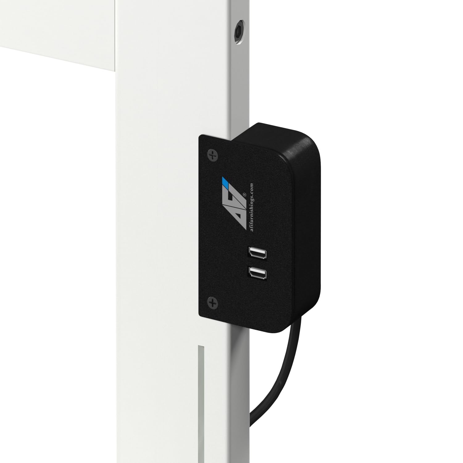 AFI Madison Twin Solid Wood Panel Headboard with Attachable Charger