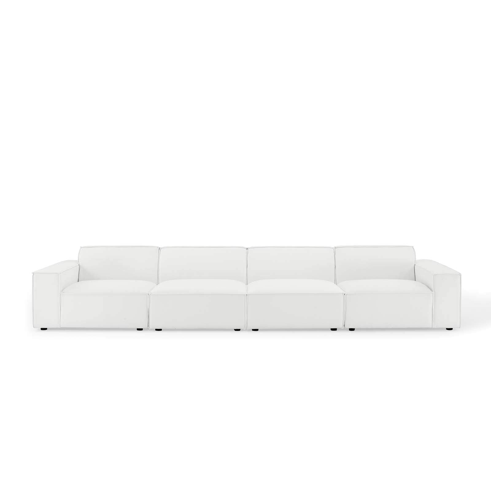Modway Eei-4114-Whi Restore 4-Piece Upholstered Sectional Sofa In White