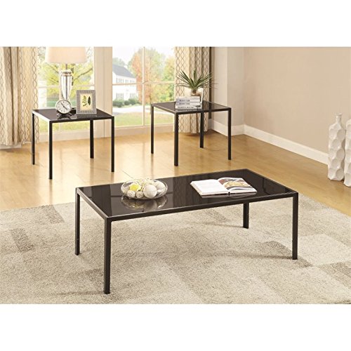 Coaster 3 Piece Coffee Table Set In Antique Pewter Antique Pewter 720457