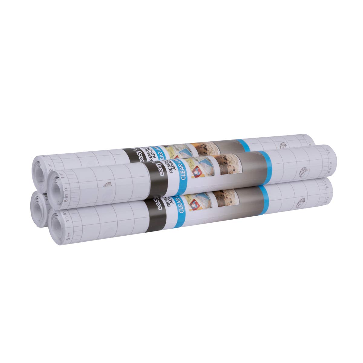 Duck Brand EasyLiner Clear Adhesive Shelf Liner for Cabinets, Cupboards & Protective Covering - Peel and Stick Shelf Liner Easy 