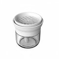 TRENDIVIBE Glass Soap Dispenser Automatic Liquid Release Sponge Soap Holder PP Material Household Cleaning for Kitchen Sink, Dis
