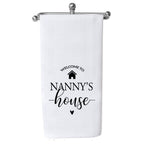 PXTIDY Nanny Tea Towel Mothers Day Tea Towel Nanny Nan Gift Grandma Gift Nanny Housewarming Gift (NANNY'S house towel)